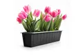 BigDean Pflanzeinsatz Paletten Blumenkästen Einsatz in Anthrazit Paletteneinsatz (Set, 6 St., Paletten-Einsatz-Kasten), Einsatz für Paletten, UV-Stabil, Wetterfest