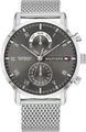 Tommy Hilfiger 1791718 Multi Zifferblatt Quarz Uhr Herren Analog 44 mm Silber G