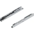 Blum Schubladenauszug, Seitliche Montage mit Softverschluss BLUMOTION M, Silber / Schwarz, Legierter Stahl, 400 mm, 30 kg