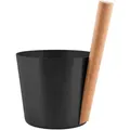 Saunabeeil Rento Schwarz 5 Liter Aluminium