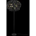 Trio R40463032 Stehleuchte Leavy 3x28W | E14 - Fußschalter, schwarz, gold