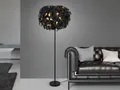 Reality Leuchten Stehleuchte LEAVY DH 70x180 cm schwarz Stehlampe