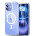 ESR für iPhone 16 Hülle (4 in 1) Set, Transparente Matte Hülle mit Displayschutzfolie, Kompatibel mit MagSafe, Militärnorm Schutz, Classic Serie,Mattiertes Kla