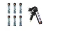 6x Sikaflex 529 Evolution, Nahtabdichtung f. Karosserie, 290ml, ocker + Spraygun