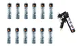12x Sikaflex 529 Evolution, Nahtabdichtung f. Karosserie, ocker + Spraygun