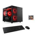 CSL PC "Cube V24213", schwarz, Microsoft Windows 11 Home (64 Bit), 16 GB RAM 1.000 GB SSD