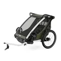 Thule Chariot Lite Multisport-fahrradanhänger Vintage Green, Double