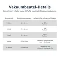 Amazon Basics Vakuumbeutel Kleidung Luftdicht Ventil Handpumpe Groß 5er-Pack
