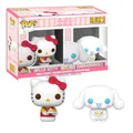 Funko Bundle Box - Hello Kitty POP! 2 Pack - Cinnamoroll & Hello Kitty mit Cake - Vinyl-Sammelfigur - Geschenkidee - Offizielle Handelswaren - Spielzeug Für Kinder und Erwachsene