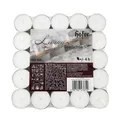 Kerzen Teelichter, tealight ohne duft, 100 Stück Set, in Metallhülsen, bis z...