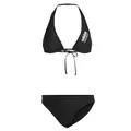 adidas Damen Halterneck Bikini Einteiliger Badeanzug, Black, L