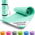 World Fitness Fitnessmatte Yamuna - 183 x 61 x 1,5 cm - Türkis