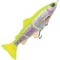 Savage Gear 4D Line Thru Trout - Gummiforelle Gummifisch, Farbe:Lemon Trout, Länge/Gewicht/Schwimmverhalten:25cm / 180g / langsam sinkend