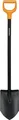 Fiskars 1066716 Spaten Arbeitsbreite 180 mm D-Griff (1066716)