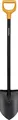 Fiskars 1066716 Spaten Arbeitsbreite 180mm D-Griff