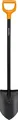 FISKARS Gärtnerspaten spitz Solid Metall 1066716