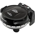Pizzaofen Napoletana schwarz, 1.200 Watt, für Pizza Ø 31cm, 2 Steine