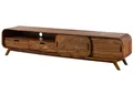 TV-Board Sheesham 220x40x48 hellbraun lackiert MAILAND #127