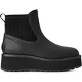 UGG Damen Schneestiefel W Cityfunc Chelsea Hellgrün/Schwarz isoliert - Schwarz - 40