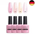 AIMEILI UV LED Gellack mehrfarbig ablösbarer Gel Nagellack Pastell Gel Nail
