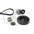 Mehrrippiger Keilriemen Set mit Kurbelwellenriemenscheibe K086PK1218 GATES