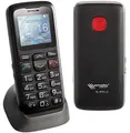 simvalley MOBILE Großtastenhandy: Komfort-Handy XL-915 V2 mit Garantruf & Ladestation (Notruf Handy, Funk Telefon, seniorenhändy)