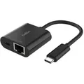 Belkin - Netzwerkadapter - USB-C - Gigabit Ethernet x 1 + USB-C (nur Spannungsversorgung)