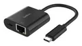 Belkin USB-C Ethernet Adapter 100W PD - Adapter - Digital/Daten