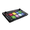 Reloop Neon - DJ MIDI Pad Controller mit 8 anschlagdynamischen RGB-Performance-Drumpads, Plug and Play mit Serato DJ Pro, (schwarz)