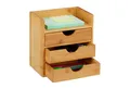relaxdays Organizer Schreibtisch Organizer mit 3 Schubladen