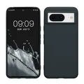 kwmobile Hülle für Google Pixel 8 TPU Case - Handyhülle unterstützt kabelloses Laden, Flexible Schutzhülle, gummiertes Cover in Heidelbeerblau