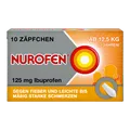 NUROFEN Junior Zäpfchen 125 mg Ibuprofen 10 St