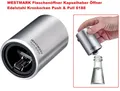 WESTMARK Flaschenöffner Kapselheber Öffner Edelstahl Kronkorken Push & Pull 6188