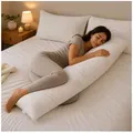 TRAUMSCHLAF Seitenschläferkissen Air Breeze Hybrid Seitenschläferkissen, 1-tlg. weiß 40 cm x 200 cm