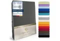 MOON Heimtextilien Spannbettlaken MOON-Luxury Spannbettlaken Jersey Stretch 230g/m², 97% Mako-Baumwolle 3% Elastan