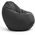 Bruni Sitzsack, Grau, Kunststoff, 70x80x70 cm, Wohnzimmer, Hocker, Sitzsäcke, XXL Sitzsäcke