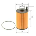 BOSCH F 026 407 122 Ölfilter für  AUDI PORSCH VW A4 A5