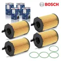 BOSCH F026407122 FILTER ÖLFILTER 4x FÜR AUDI A4 A5 A6 A7 Q5 Q7 PORSCHE VW TOUARE