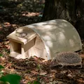Igelhaus mit Isolierung Igelfutterhaus Igelhotel Igelhütte Holz Unterschlupf
