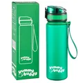 yummybuddy Trinkflasche Kinder Wasserflasche Auslaufsicher Tritan 500ml Grün