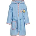 Playshoes Kinderbademantel Frottee-Bademantel Bagger blau 110/116