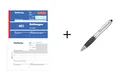 Herlitz Quittungsblock 401 / A6 / 50 Blatt + Touchpen Kugelschreiber