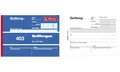 herlitz Formularbuch "Quittung 401" DIN A6 50Blatt Quittungsblock Quittungsbuch