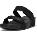 Fitflop Lulu Adjustable Shimmerlux Slides Sandale schwarz 41 EU