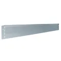bellissa Rasenkante aus Metall - 99680 - Stahlblech feuerverzinkt, silberfarbig - 118 x 13 cm, Nutzlänge 1,15 m - Mit patentierter Verbindungstechnik