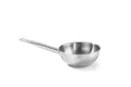 HENDI Sauteuse, geeignet für alle Herdarten, flacher Boden, kühl bleibende Griff, mit Aufhängeöse, Bauernpfanne, Schwenkpfanne, 1L, ø160x(H) 63mm, Edelstahl, Aluminium