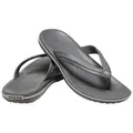 Crocs Zehensandalen Crocband Flip slategrau - 1 Paar Badeschuh grau 43-44 EU
