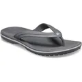 Crocs CROCBAND FLIP Sandalen Damen in slate grey-smoke, Größe 43-44