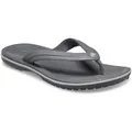 Crocs Sandalen Crocband Flip Outdoorsandale grau 43 EU