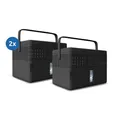 2er Set AirOne Max Luftentfeuchter ohne Strom mit 2x 980g Luftentfeuchter Granul